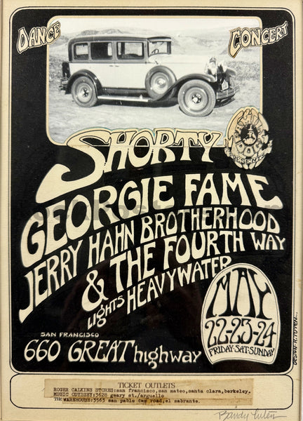 Original Art - Family Dog - Shorty Georgie Fame - Randy Tuten Signed - 1970 - Great Highway - Near Mint