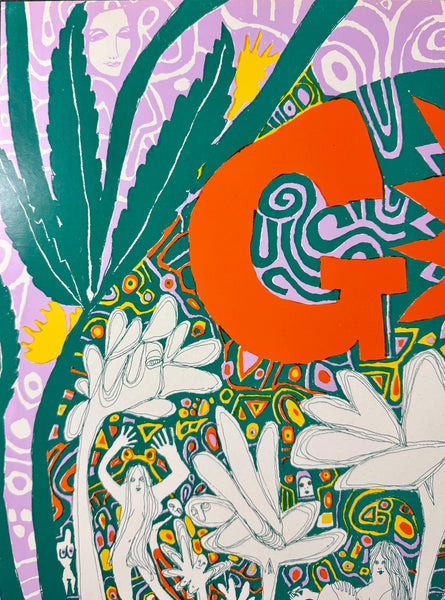 AUCTION - "God Grows His Own" - Mari Tepper - 1967 Pro Pot Poster - Near Mint Minus