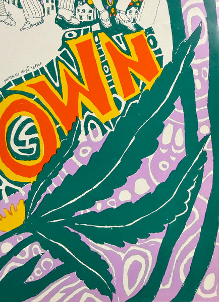 AUCTION - "God Grows His Own" - Mari Tepper - 1967 Pro Pot Poster - Near Mint Minus