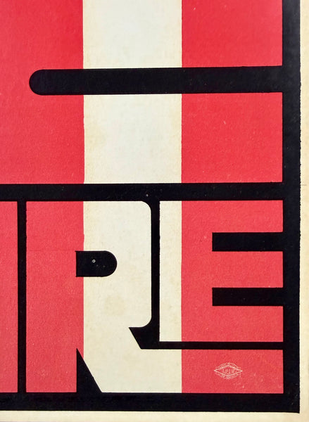 AUCTION -  AOR 2.363 - "Are We Next?" -  Wes Wilson -  First-Ever 1964 Poster - Excellent - SF Rock Posters & Collectibles