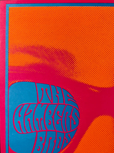 AUCTION - Neon Rose 12 - Chambers Bros. - Victor Moscoso - 1967 Poster - The Matrix - Near Mint - SF Rock Posters & Collectibles