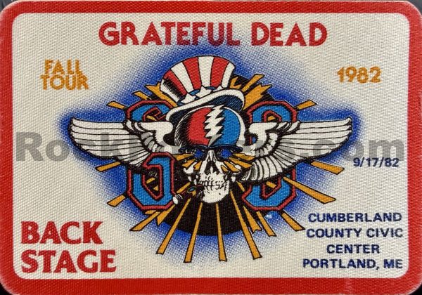 AUCTION - Grateful Dead - Vintage Backstage Passes -  1980-82  - Lot of 6 - Multi Venues - Excellent