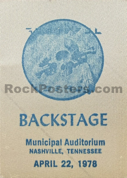 AUCTION - Grateful Dead - Vintage Backstage Passes - 1978-79 - Lot of 5 - Excellent