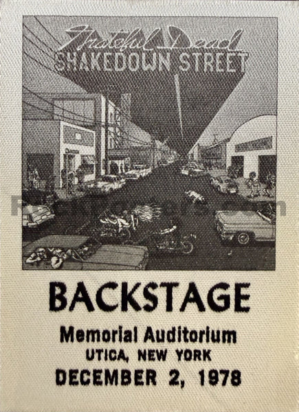 AUCTION - Grateful Dead - Vintage Backstage Passes - 1978-79 - Lot of 5 - Excellent