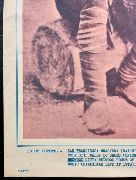 AUCTION - FD-54 - Grateful Dead - Rick Griffin - 1967 Poster - Avalon Ballroom - Good