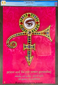 BGP-73 - Prince - Arlene Owseichik - 1993 Poster - Bill Graham Civic - CGC Graded 9.9
