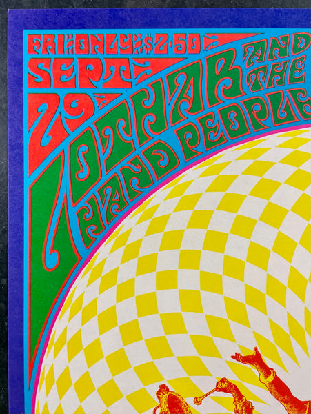 AUCTION - FD-84 - The Doors - Capt. Beefheart - Bob Schnepf - 1967 Poster - Denver, CO - Near Mint Minus