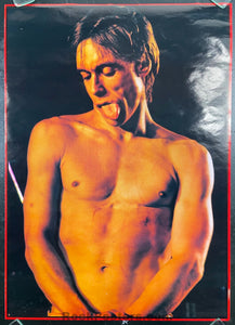 AUCTION -  Iggy Pop - Big O - 1980 Poster - U.K. - Excellent