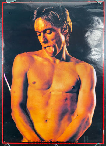 AUCTION -  Iggy Pop - Big O - 1980 Poster - U.K. - Excellent