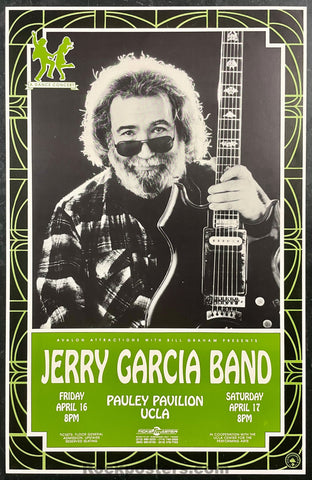 GD Misc. - Jerry Garcia Band - 1993 Poster - Pauley Pavilion UCLA  - Excellent