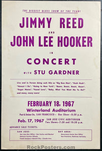 AUCTION - John Lee Hooker - BG-49 - Winterland - 1967 Board Poster - Excellent