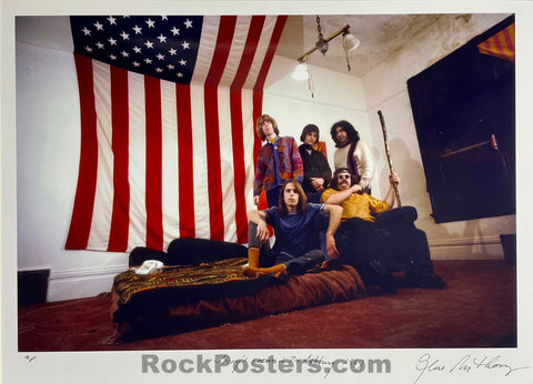 AUCTION - Grateful Dead - Jerry Garcia's Bedroom - Gene Anthony Signed - 1967 Photograph - Near Mint