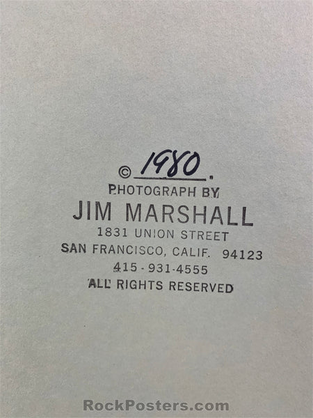 AUCTION - Jimi Hendrix - Concert Photograph - Jim Marshall Signed - Excellent