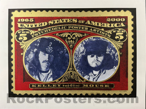 AUCTION -  Alton Kelley Collection - Kelley & Mouse - Psychedelic Poster Artists - Kelley SIGNED - Mint