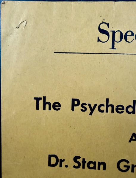 AUCTION - Timothy Leary - LSD Symposium - 1969 Poster - Very Good
