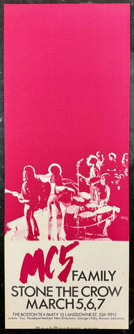 AUCTION - MC5 - 1970 Poster - Boston Tea Party - Near Mint Minus