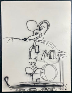 AUCTION - Stanley Mouse - Airbrush Art - Detroit Institute of Arts - 1970 Poster & Art - Excellent