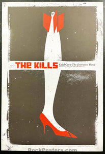 NF-1105 - The Kills - 2011 Poster - Brad Kayal - The Fillmore - Near Mint Minus