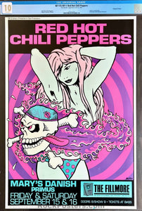 NF-115 - Red Hot Chili Peppers - Frank Kozik - 1989 Poster - The Fillmore  - CGC Graded 10 GEM MINT