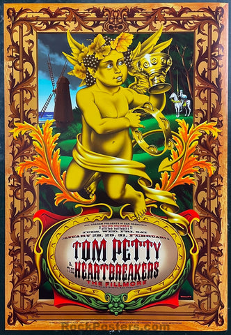 NF-254 - Tom Petty - & The Heartbreakers - Jim Phillips - 1997 Concert Poster - The Fillmore - Mint