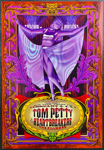 NF-255 - Tom Petty - & The Heartbreakers - Jim Phillips - 1997 Concert Poster - The Fillmore - Near Mint