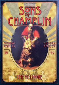 NF-267 - Sons Of Champlin  - 1997 Concert Poster - The Fillmore - Near Mint Minus