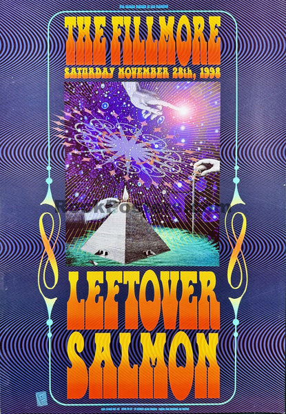 NF-351 - Leftover Salmon - Rex Ray - 1998 Poster - The Fillmore
