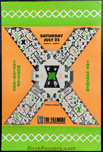 NF-37 - X - Arlene Owseichik - 1988 Concert Poster - The Fillmore - Excellent