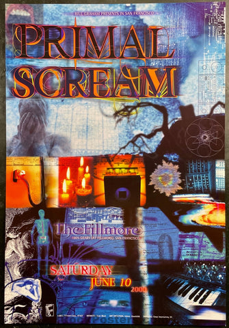 NF-407 - Primal Scream - 2000 Poster - The Fillmore - Near Mint