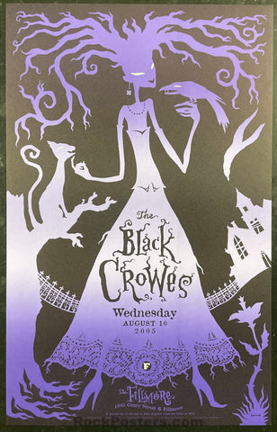 NF-707 - The Black Crowes - 2005 Poster - Fillmore Auditorium - Near Mint Minus