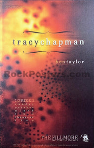 NF-719 - Tracy Chapman - 2005 Poster - The Fillmore - Near Mint