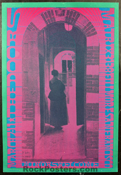 AUCTION - Neon Rose 10 - The Doors - Moscoso Signed - 1967 Poster -  Matrix - Excellent
