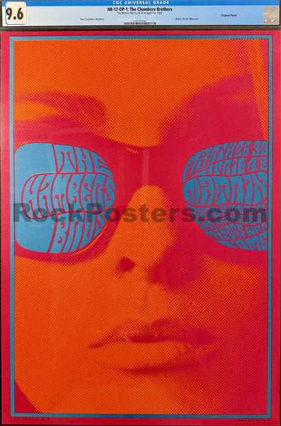 Neon Rose 12 - Chambers Brothers - Victor Moscoso - 1967 Poster