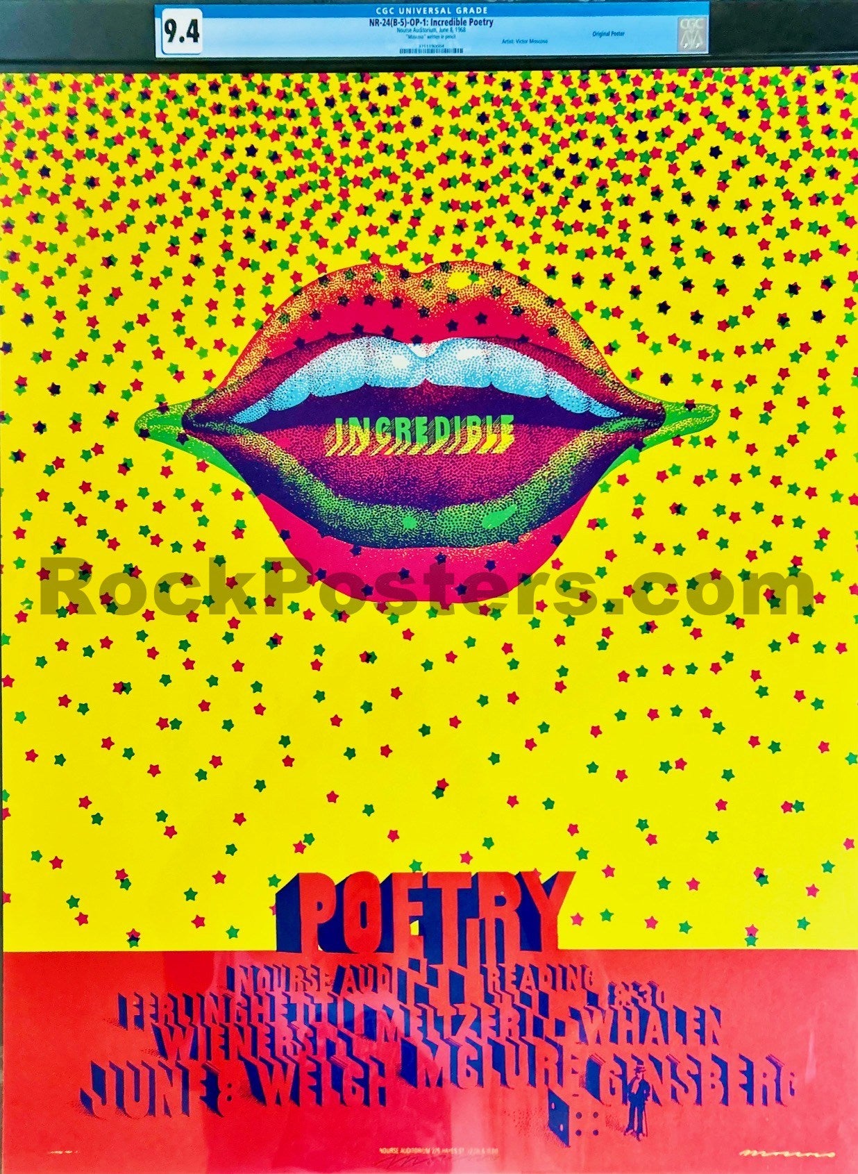 アート・デザイン・音楽 Kosmos Runge: Das Hamburger Symposium Neon Rose 24 - Incredible Poetry - Moscoso Signed - Nourse