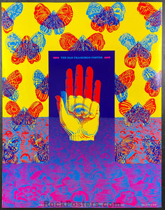 AUCTION - Neon Rose 26 - The San Francisco Poster - Moscoso - 1966 Traveling Exhibit -  Excellent