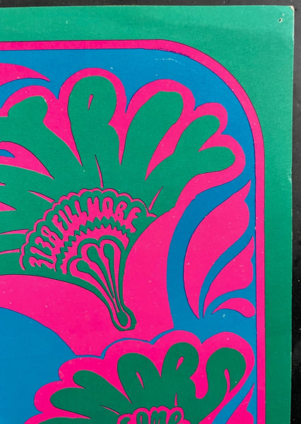 Neon Rose 9 - Wildflower - Moscoso Signed - 1967 Poster - The Matrix - Very Good