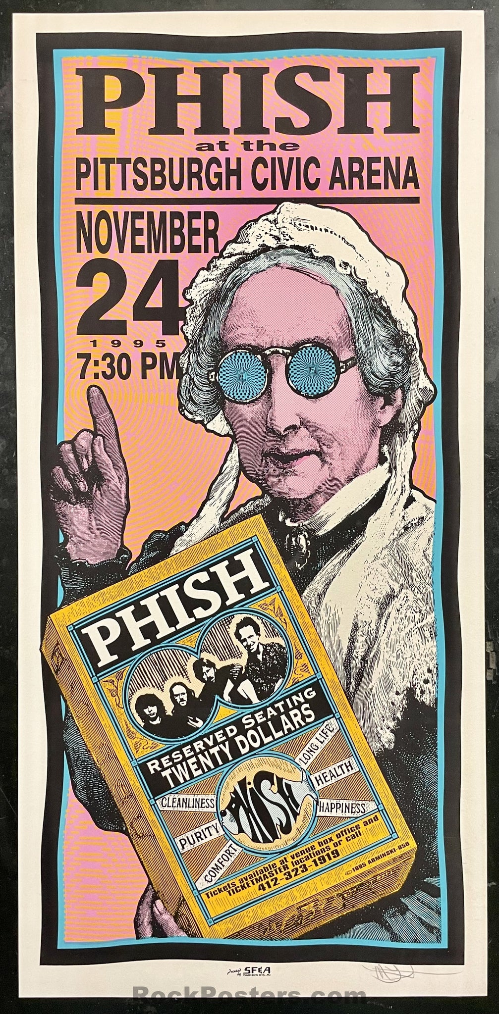 AUCTION - Phish - Pittsburgh '95 - Mark Arminski -  Near Mint