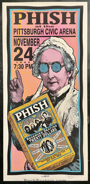 AUCTION - Phish - Pittsburgh '95 - Mark Arminski -  Near Mint