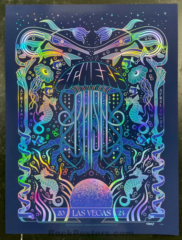 AUCTION - Phish - Las Vegas '24 - Jellyfish - Brian Steely - Mint