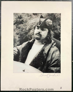 AUCTION - Grateful Dead - Pig Pen - Grant Jacobs Signed - 1967 Photo - Mounted - Excellent