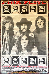 AUCTION - AOR 3.93 Alt. - Pink Floyd - 1980s Poster - The Bank  - Excellent