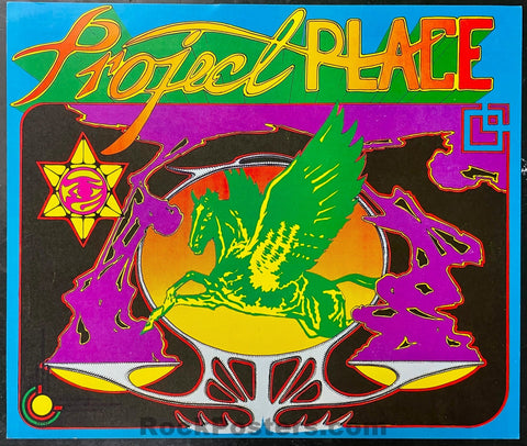 AUCTION - Project Place - Alton Kelley - Boston, MA - 1970 Poster - Near Mint Minus