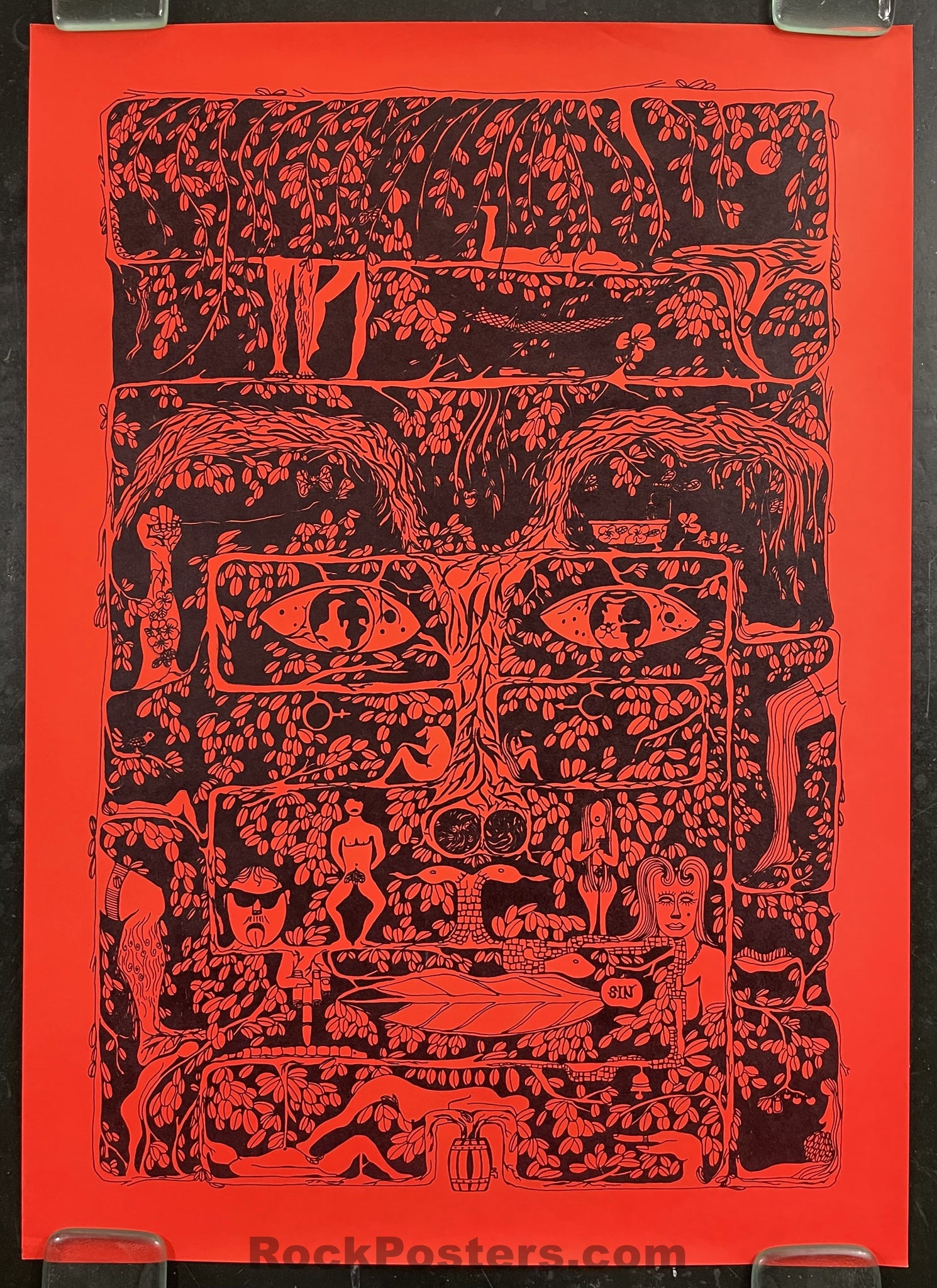 AUCTION - Psychedelic - Late 1960's - Head Shop Poster - Near Mint Minus