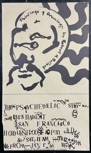 AUCTION - Psychedelic Shop -  Art Show - 1966 Poster - San Francisco - Very Good