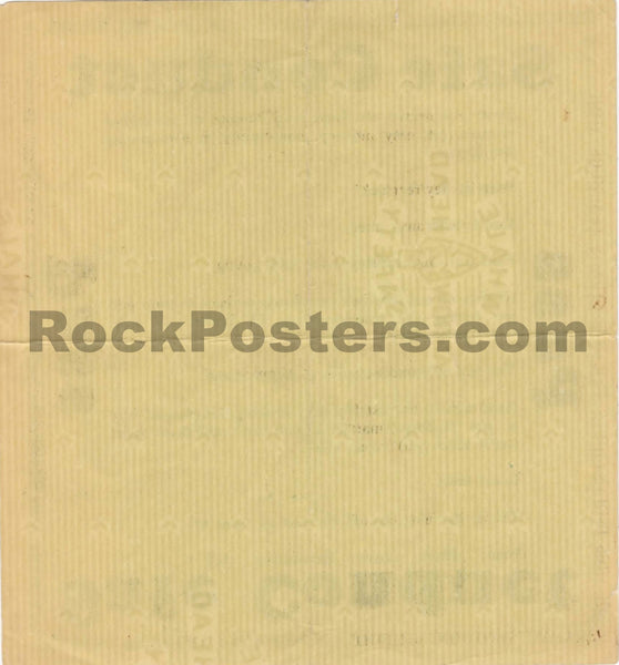 AUCTION - "Safe Conduct Pass" - to Hippie-Land - 1967 Handbill - Excellent