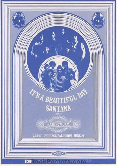 AUCTION - Santana - It's A Beautiful Day - Salt Lake City Utah - 1968 ...