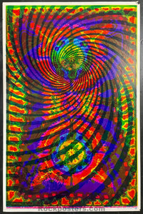 AUCTION - Psychedelic  - East Totem West - Sätty -  1967 Head Shop Poster  - Very Good