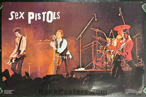 AUCTION - Sex Pistols - Band Photo - Glitter Best #468 - 1978 Personality Poster - Very Good