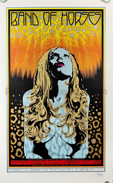Band of Horses - Amsterdam '11 - Chuck Sperry - Speckled Egg Edition - Mint - SF Rock Posters & Collectibles