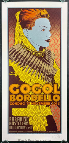 AUCTION - Gogol Bordello - Amsterdam '13 - Chuck Sperry - Mint